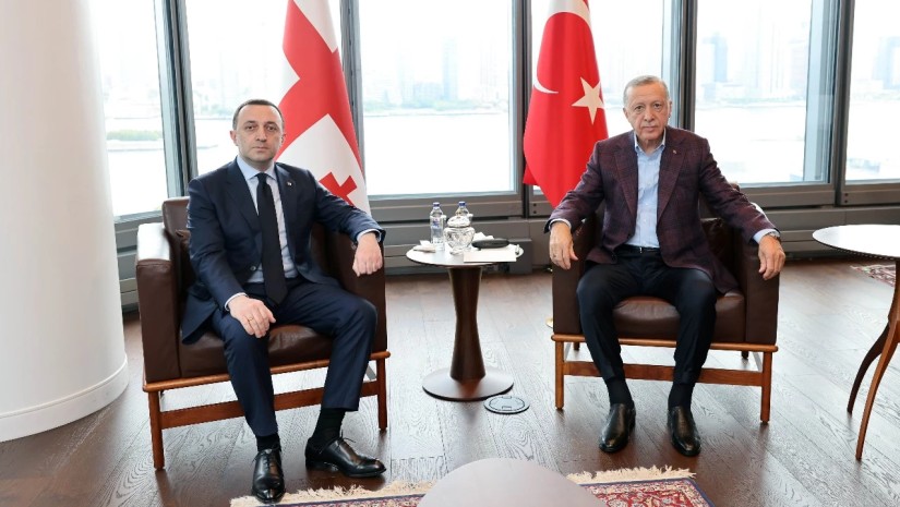 ირაკლი ღარიბაშვილი თურქეთის რესპუბლიკის პრეზიდენტს რეჯეფ თაიფ ერდოღანს შეხვდა