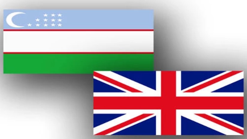 Uzbekistan_ UK_flags