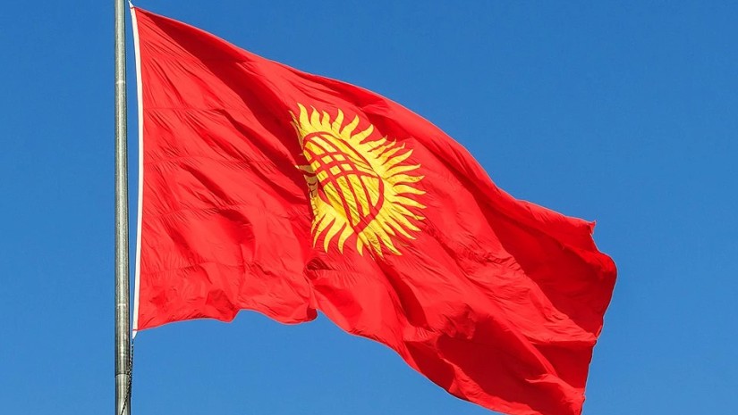 kirgizistan flag