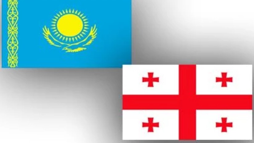 kazakhstan_georgia_flags