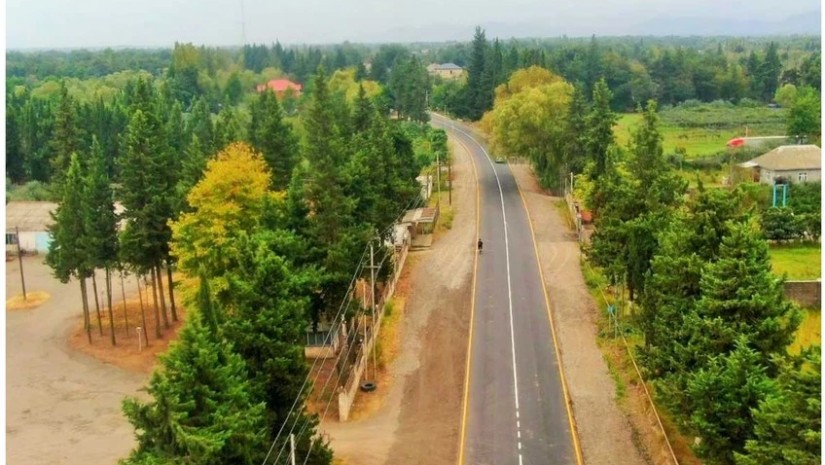 road Alat-Astara-Iran