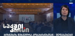 ბიზნესის შეხვედრა კობახიძესთან