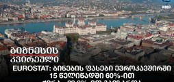 Eurostat: ბინების ფასები ევროკავშირში 15 წელიწადში 60%-ით, ქირა - 28.8%-ით გაიზარდა