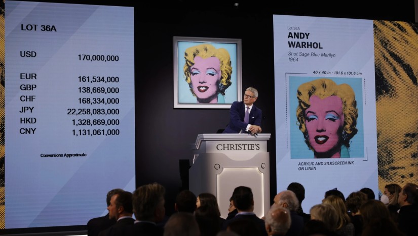 Shot Sage Blue Marilyn, Christie’s New York