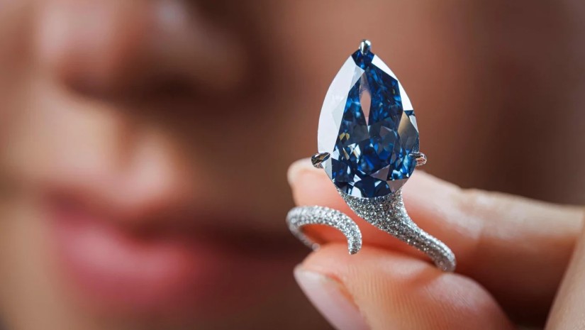 ‘Mellon Blue’ Diamond
