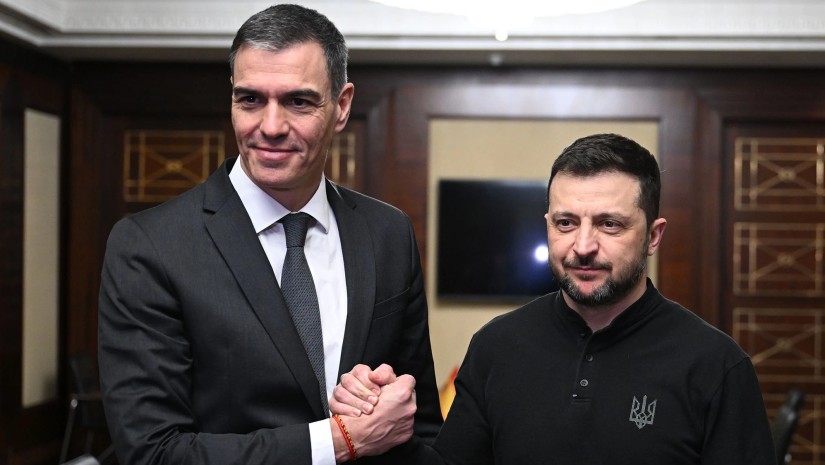 ვოლოდიმირ ზელენსკი და პედრო სანჩესი