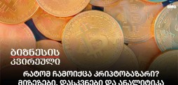 რატომ ჩამოიქცა კრიპტობაზარი? - მიზეზები, დასკვნები და ანალიტიკა