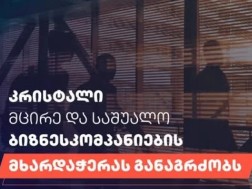 მიკრობანკი „კრისტალი“ მეწარმეების მხარდასაჭერად -  ვორქშოპი გაყიდვების ზრდისა და მომხმარებლის გამოცდილებისთვის