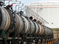 მატარებელი ვაგონი ბენზინი საწვავი ნავთობი