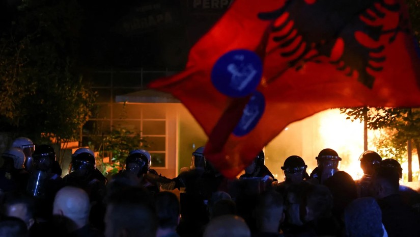 პროტესტი ალბანეთში