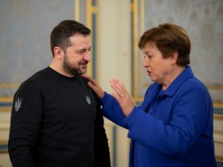 IMF-ის ხელმძღვანელი კიევში ჩავიდა - განიხილება უკრაინისთვის $8.1 მილიარდის სესხის გადაცემა