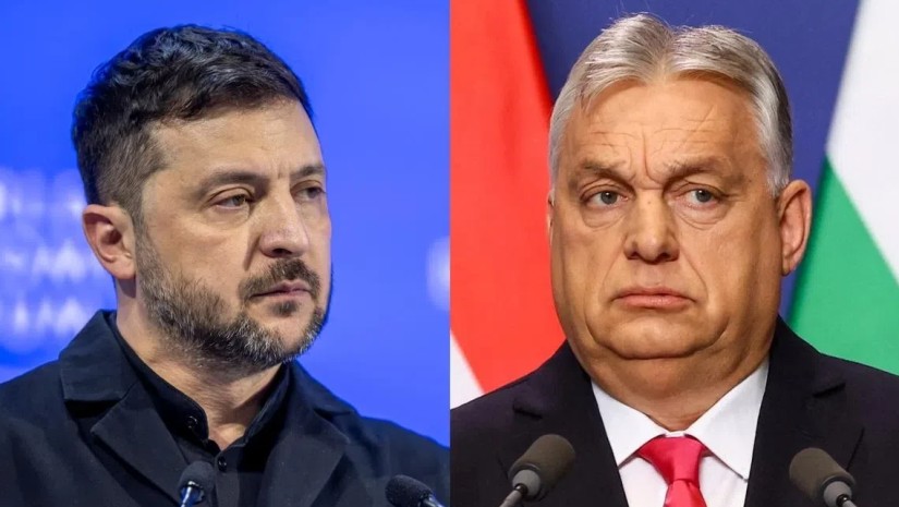ვოლოდიმირ ზელენსკი და ვიქტორ ორბანი