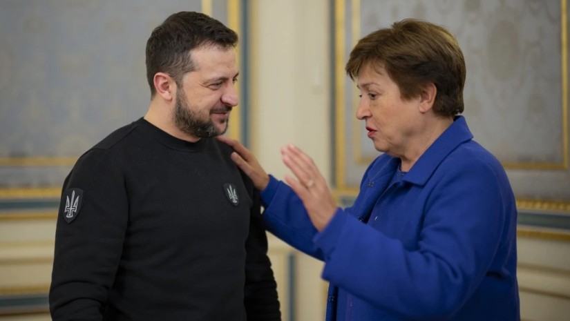 ვოლოდიმირ ზელენსკი და კრისტალინა გეორგიევა
