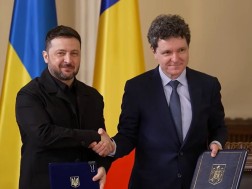 ვოლოდიმირ ზელენსკი და ნიკუშორ დანი