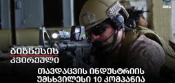 თავდაცვის ინდუსტრიის უმსხვილესი 10 კომპანია