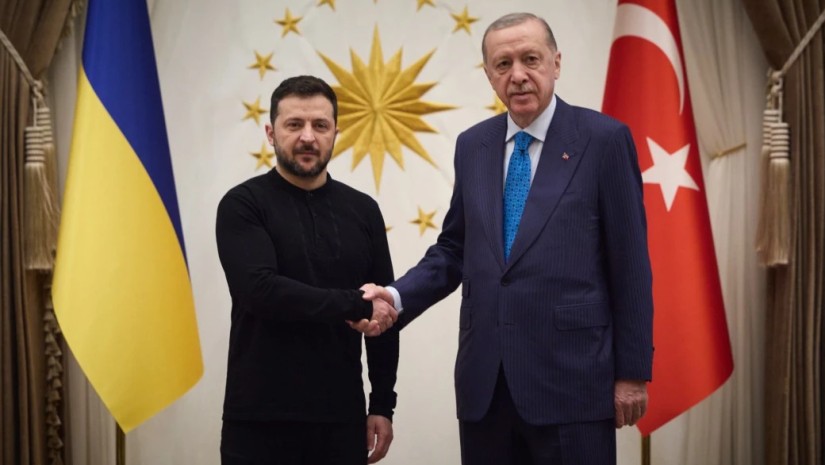 ვოლოდიმირ ზელენსკი და რეჯეფ თაიფ ერდოღანი