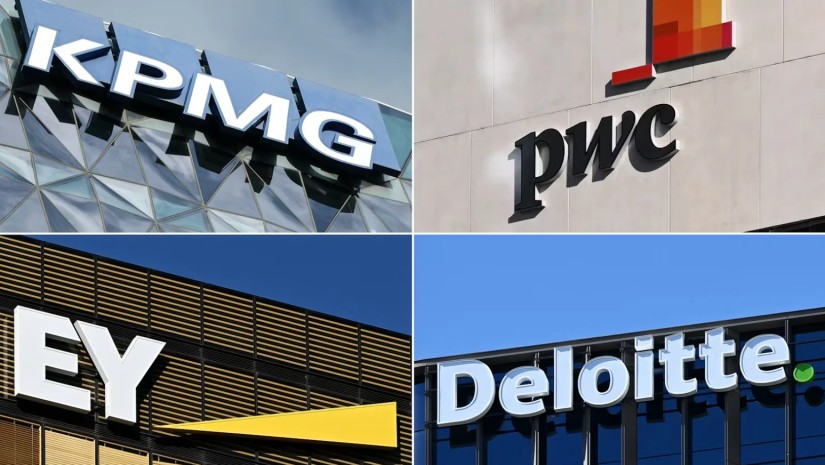 PWC Deloitte EY KPMG აუდიტი