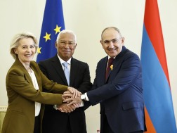 ურსულა ფონ დერ ლაიენი, ანტონიო კოშტა და ნიკოლ ფაშინიანი