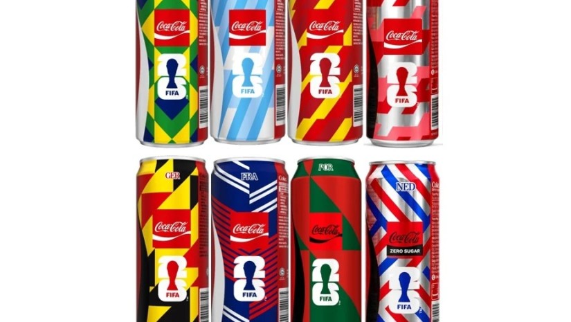 Coca-Cola x FIFA World Cup - მსოფლიო ჩემპიონატში მონაწილე ქვეყნების დროშები კოკა-კოლას საკოლექციო ქილებზე