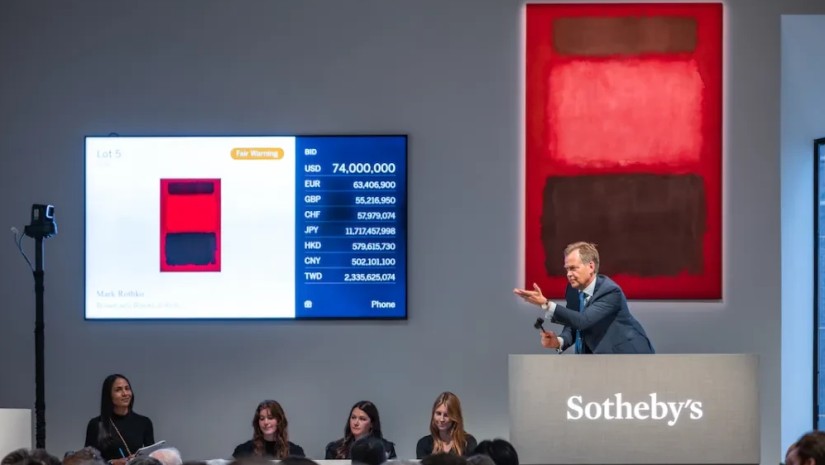 მარკ როტკოს ტილო Sotheby’s-ის აუქციონზე $85.8 მილიონად გაიყიდა