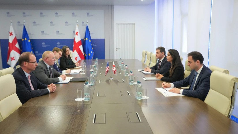 მარიამ ქვრივიშვილი აშშ-ის სახელმწიფო დეპარტამენტის დელეგაციას შეხვდა