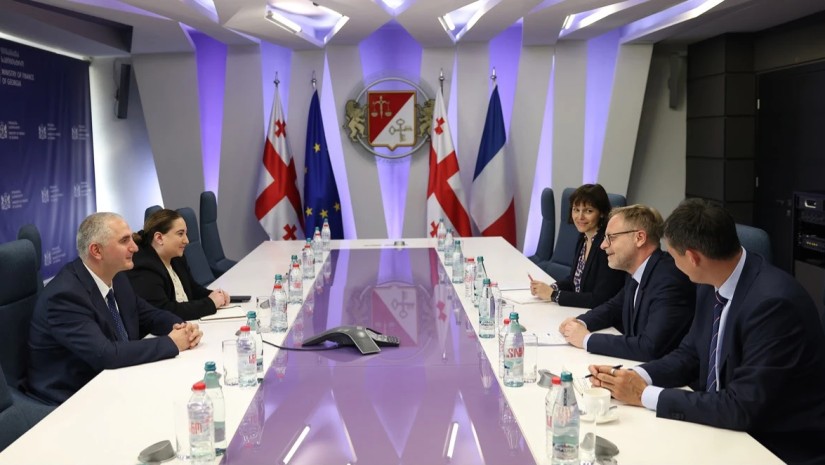 ლაშა ხუციშვილი საქართველოში საფრანგეთის ელჩს შეხვდა