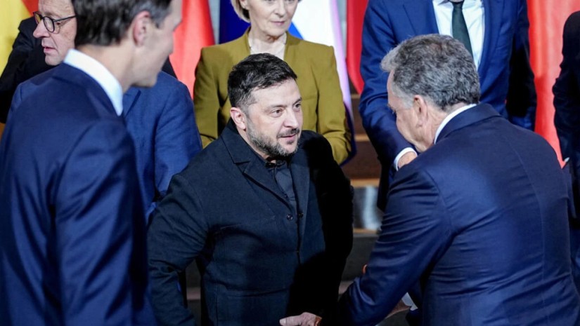 ვოლოდიმირ ზელენსკი ჯარედ კუშნერს და სტივ უიტკოფს შეხვდა