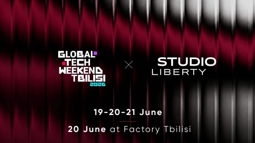 სტუდიო ლიბერთი Global Tech Weekend Tbilisi 2026-ის მთავარი პარტნიორია