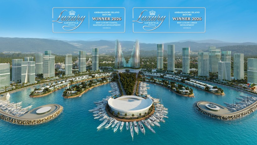 „ამბასადორი აილენდ ბათუმი“ Luxury Lifestyle Awards 2026-ის გამარჯვებულია