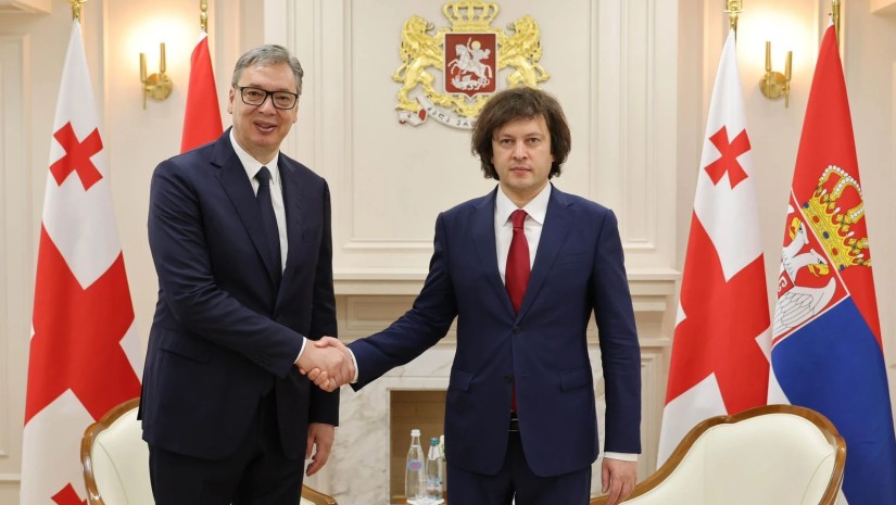 "ჩვენი თანამშრომლობის ყველაზე მნიშვნელოვანი მიღწევები ჯერ კიდევ წინაა" - ვუჩიჩმა კობახიძე ბელგრადში მიიწვია