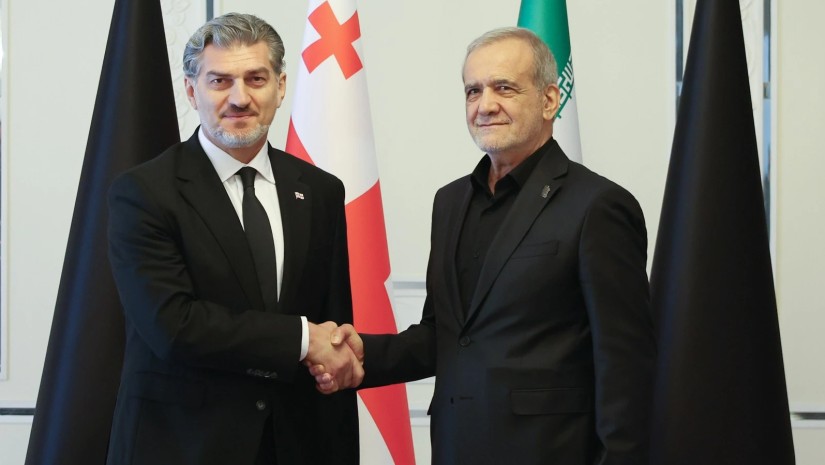 მიხეილ ყაველაშვილმა ირანის პრეზიდენტთან შეხვედრაზე ირანში განვითარებული ტრაგიკული მოვლენების გამო სამძიმარი გამოხატა