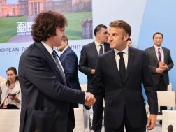ირაკლი კობახიძე ემანუელ მაკრონი