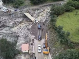 ლენტეხი დროებითი ხიდი
