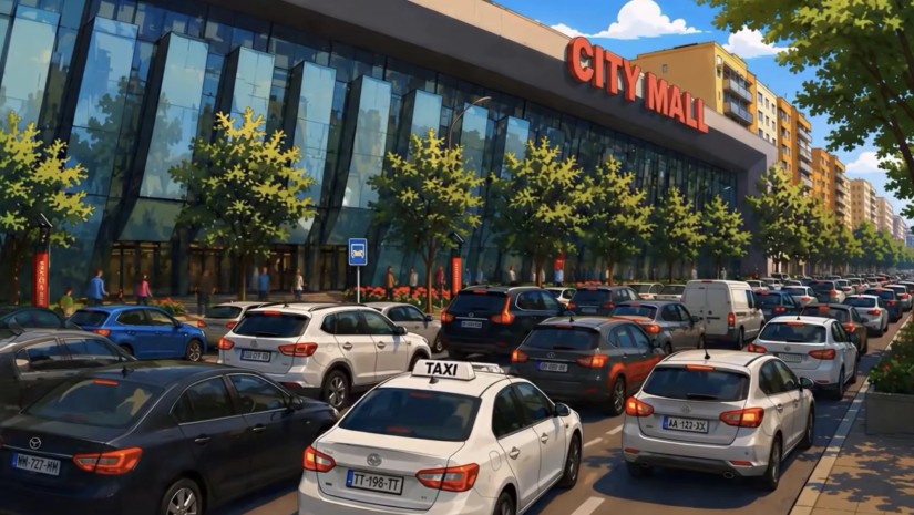 city mall