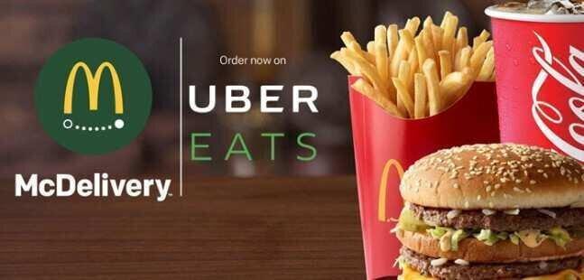 Uber Eats-ი და McDonald's-ი თანამშრომლობას წყვეტენ 