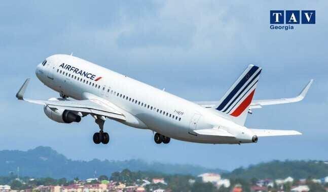 1 აპრილიდან Air France პარიზი-თბილისის მიმართულებით ფრენებს განაახლებს