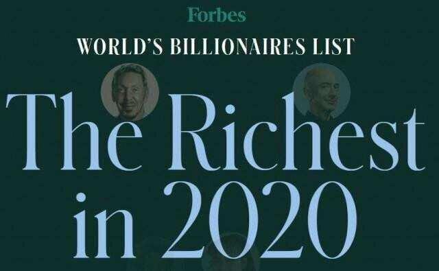Forbes-მა მილიარდერების განახლებული რეიტინგი გამოაქვეყნა
