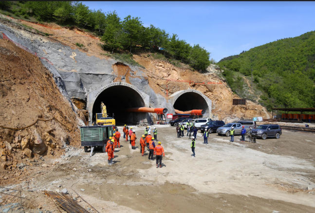 Roads Department of Georgia: construction of Rikoti Pass Road is actively progressing 