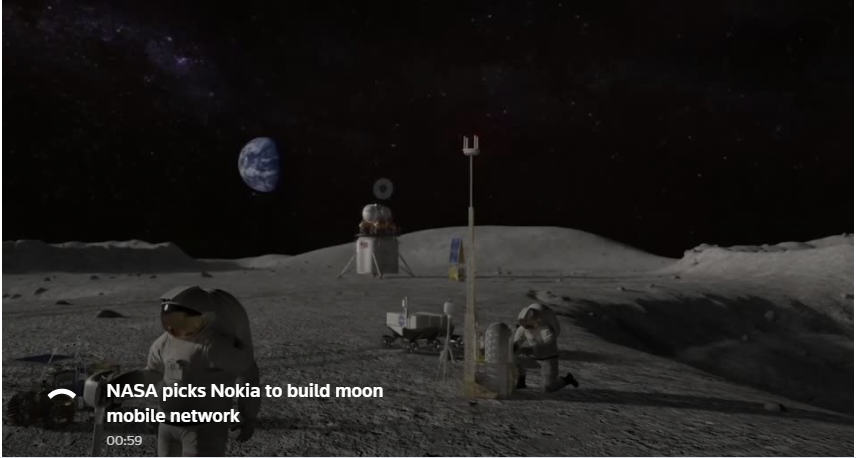 Mobile network on the moon - Nokia plans 