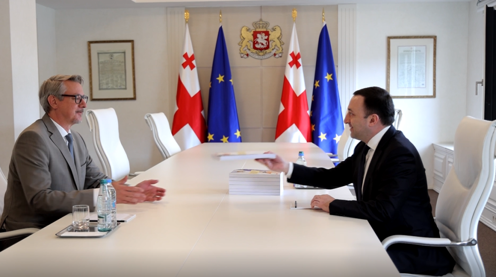 PM Handed Over Second Part Of EU Membership Questionnaire To EU Delegation Head
