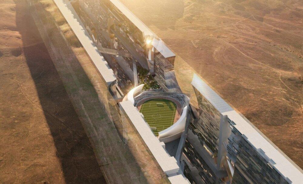საუდის არაბეთში 120 კმ სიგრძის ცათამბჯენი აშენდება - WSJ