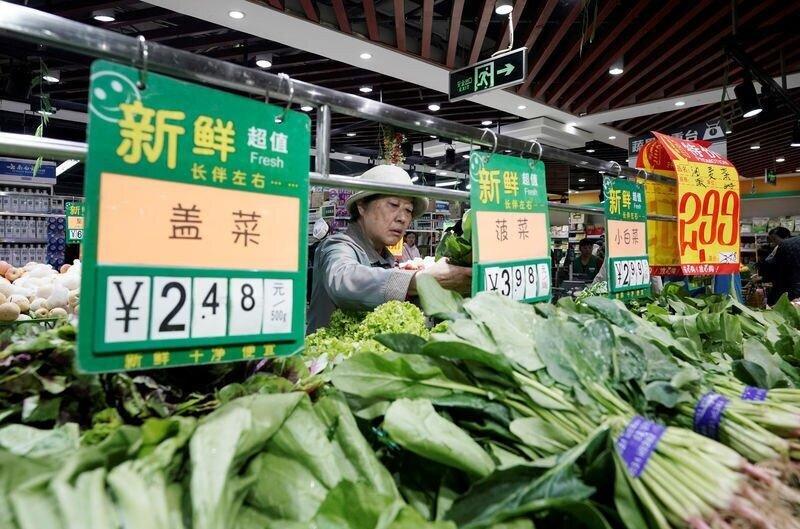 China consumer prices hit a two-year high