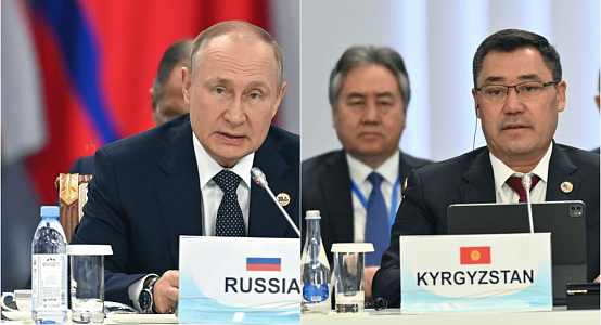 Protocol on "water diplomacy" - Putin and Zhaparov brought their water to the summit in Astana