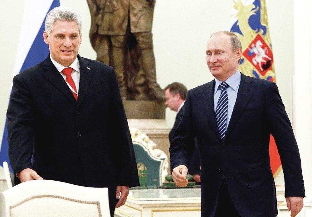 Evoking Castro, Putin and Cuban leader pledge to deepen ties